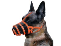 Намордник Barksi водовідштовхуючий біотановий Доберман, вівчарка велика, помаранчево-чорний (4914/Т) Намордник Barksi водовідштовхуючий біотановий Доберман, вівчарка велика, помаранчево-чорний (4914/Т)