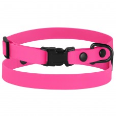 Нашийник для собак дрібних порід Bronzedog Surf Пластикова Пряжка Водовідштовхувальний із Захисним Полімерним Покриттям Рожевий  XS(44/6137/Т) 