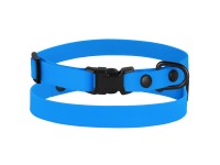 Нашийник для собак дрібних порід Bronzedog Surf Пластикова Пряжка Водовідштовхувальний із Захисним Полімерним Покриттям Блакитний  XS(44/6132/Т) 