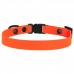 Нашийник для собак дрібних порід Bronzedog Surf Пластикова Пряжка Водовідштовхувальний із Захисним Полімерним Покриттям Помаранчевий  XS(44/6134/Т) 