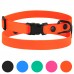 Нашийник для собак дрібних порід Bronzedog Surf Пластикова Пряжка Водовідштовхувальний із Захисним Полімерним Покриттям Помаранчевий  XS(44/6134/Т) 