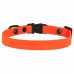 Нашийник для Собак Дрібних Порід BronzeDog Surf Металева Пряжка Водовідштовхуючий із Захисним Полімерним Покриттям Помаранчевий  XS(45/6134/Т) 