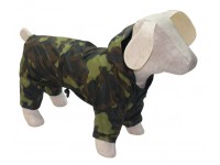 Дощовик для собак Камуфляж зелений міні 21х27 см