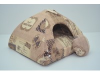 Хатка юрта для котів і собак Zoo-hunt бязь №1 39х39х31 см Хатка юрта для котів і собак Zoo-hunt бязь №1 39х39х31 см