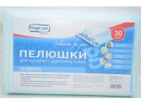 Вбираючі пелюшки щоденні Magik pet для цуценят і собак 60х60 см 30 шт Вбираючі пелюшки щоденні Magik pet для цуценят і собак 60х60 см 30 шт