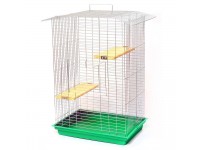 Клітка для гризунів Шиншила люкс цинк 