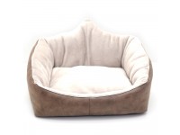 Лежак для собак і котів Zoo-hunt Айсберг коричневий №1 330х400х310 мм