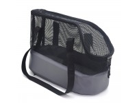 Сумка переноска для тварин Zoo-hunt Літо сіра №1 23х43х30 см 