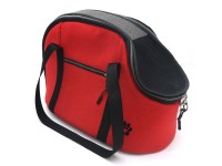 Сумка переноска для котів і собак Zoo-hunt Loft №0 22х32х27 см червона 