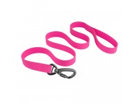 Повідець для собак Bronzedog Surf Водовідштовхувальний із Захисним Полімерним Покриттям 3 м Рожевий  M(3061/6137) 