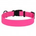 Нашийник для Собак BronzeDog Surf Водовідштовхуючий із Захисним Полімерним Покриттям та Металевою Пряжкою Рожевий  M(47/6137/Т) 
