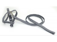 Комплект для собак і котів Zoo-hunt капроновий світловідбиваючий Неон 1,6 см сірий Комплект для собак і котів Zoo-hunt капроновий світловідбиваючий Неон 1,6 см сірий