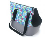 Сумка-переноска для котів і собак Zoo-hunt Лежебока №1 23х40х34 см бірюзова 