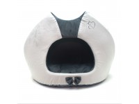 Будка для котів і собак Zoo-hunt Містик-котик №2 36х46х46 см сіра Будка для котів і собак Zoo-hunt Містик-котик №2 36х46х46 см сіра