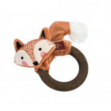 Іграшка для котів Gigwi Catch&Scratch Лисиця Кільце та Плюш 