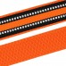 Нашийник для Собак BronzeDog Mesh з Пластиковою Пряжкою Помаранчевий  M(51/1604/Т) 
