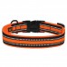 Нашийник для Собак BronzeDog Mesh з Металевою Пряжкою Помаранчевий  L(48/1604/Т) 