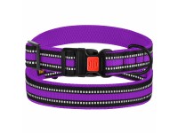 Нашийник для Собак BronzeDog Mesh з Металевою Пряжкою Фіолетовий XL(66/1607/Т) Нашийник для Собак BronzeDog Mesh з Металевою Пряжкою Фіолетовий XL(66/1607/Т)