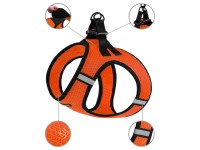 Шлея для собак Bronzedog Mesh Vest 3D сітка Помаранчева  XS(83304/Т) 