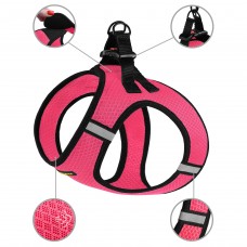 Шлея для собак Bronzedog Mesh Vest 3D сітка Рожева  L(83606/Т) 