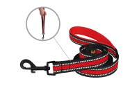 Повідець для Собак BronzeDog Mesh 2 в 1 Червоний  M(61/1603/Т) 