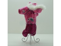 Комбінезон для собак Джесі рожевий міні 21х32 см