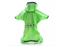 Дощовик для собак з капюшоном Zoo-hunt Сільвер салатовий міні 21х27 см