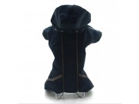 Дощовик для собак Zoo-hunt Вояж з капюшоном синій міні 21х32 см