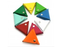 Монетниця шкіряна Весна 9х9 см Zoo-hunt 1102 Блакитний