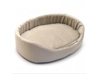 Лежак для собак і котів Zoo-hunt Мрія бежевий №1 320х430х125 мм