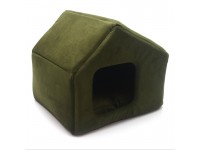 Будиночок для малих собак та котів Zoo-hunt Бліц хакі №1 40х33х35 см