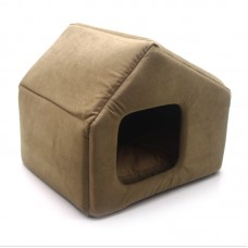 Будиночок для малих собак та котів Zoo-hunt Бліц коричневий №1 40х33х35 см