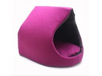 Будка для котів і малих порід собак Zoo-hunt Магнус рожева №2 42х42х37 см 