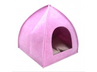 Будинок для котів та малих порід собак Zoo-hunt з фетра Джейн №1 35х35х36 см рожевий Будинок для котів та малих порід собак Zoo-hunt з фетра Джейн №1 35х35х36 см рожевий