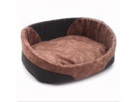 Лежак для котів і собак Zoo-hunt Фокс коричневий №1 320х430х125 мм