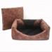 Лежак для котів і собак Zoo-hunt Фокс прямокутний коричневий №1 30х40х21 см