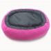 Лежак овальний для собак та котів Магнус Zoo-hunt рожевий №1 40х50х22 см