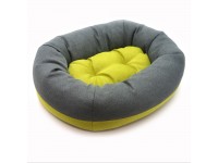 Лежак овальний для собак та котів Магнус Zoo-hunt салатовий №1 40х50х22 см