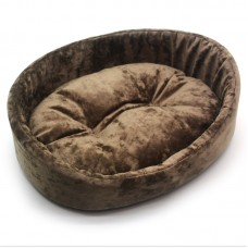 Лежак для котів і собак Zoo-hunt овальний Малібу коричневий №1 320х430х125 мм Лежак для котів і собак Zoo-hunt овальний Малібу коричневий №1 320х430х125 мм