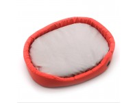 Лежак для котів і собак Zoo-hunt Рекс корал №1 320х430х125 мм