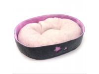 Лежак для котів та собак Zoo-hunt з фетра Зірочка сірий №1 30х40х9 см Лежак для котів та собак Zoo-hunt з фетра Зірочка сірий №1 30х40х9 см