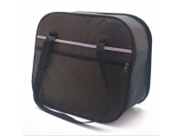 Сумка переноска Поллі для котів та малих порід собак Zoo-hunt №0 22х37х33 см коричнева 