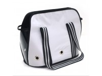 Сумка переноска Zoo-hunt для малих порід собак та котів Інь-Янь №0 22х32х31 см чорно-біла 