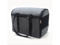 Сумка тунель матрац для собак і котів Zoo-hunt Меланж сіра №0 210х340х280 мм