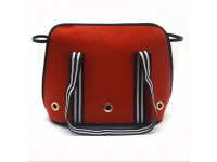 Сумка переноска Zoo-hunt для малих порід собак та котів Олімп №1 23х43х34 см червона 