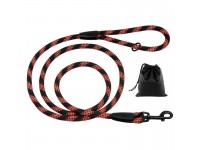 Повідець для Собак Barksi Active світловідбивний Чорно-Помаранчевий 300 см  XL(66204/Т) 