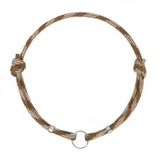 Шнурок для адресників Barksi з паракорду для собак та котів Коричневий S(8806) Шнурок для адресників Barksi з паракорду для собак та котів Коричневий S(8806)