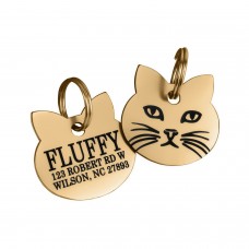 Адресник для Котів BronzeDog Позолота Тип 1 S(90353/Т) 