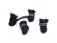 Черевички для собак та котів Zoo-hunt чорні міні 3х4х7,5 см