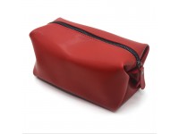 Косметичка Zoo-hunt з екошкіри Лаура 22х11х11 см червона 1251 